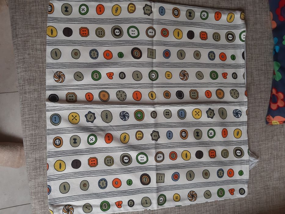 Poszewki ikea kolekcja poszewka boho guziki bawełna kropki vintage tkm