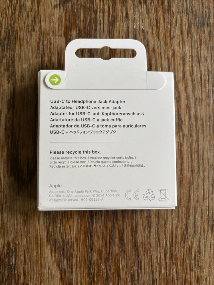 Adapter Apple USB C - Jack