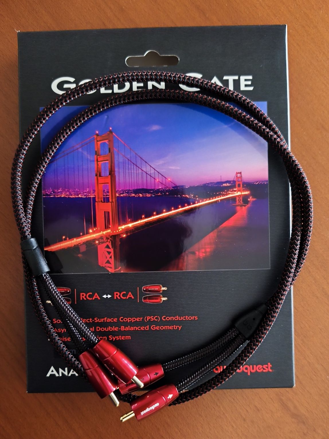 Audioquest Golden Gate 2RCA/2RCA c/1m