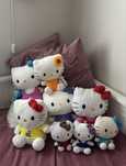 zestaw maskotek hello kitty dla kolekcjonera różne modele
