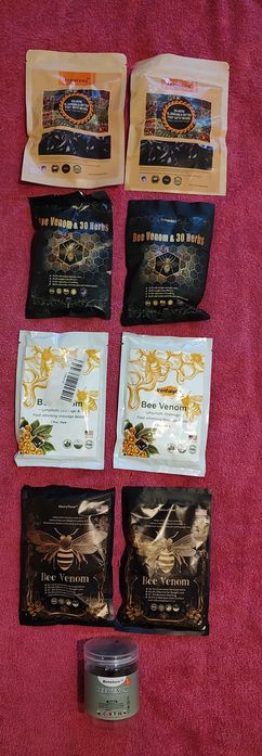 Kulki do kąpieli stóp z jadem pszczelim 9sztuk