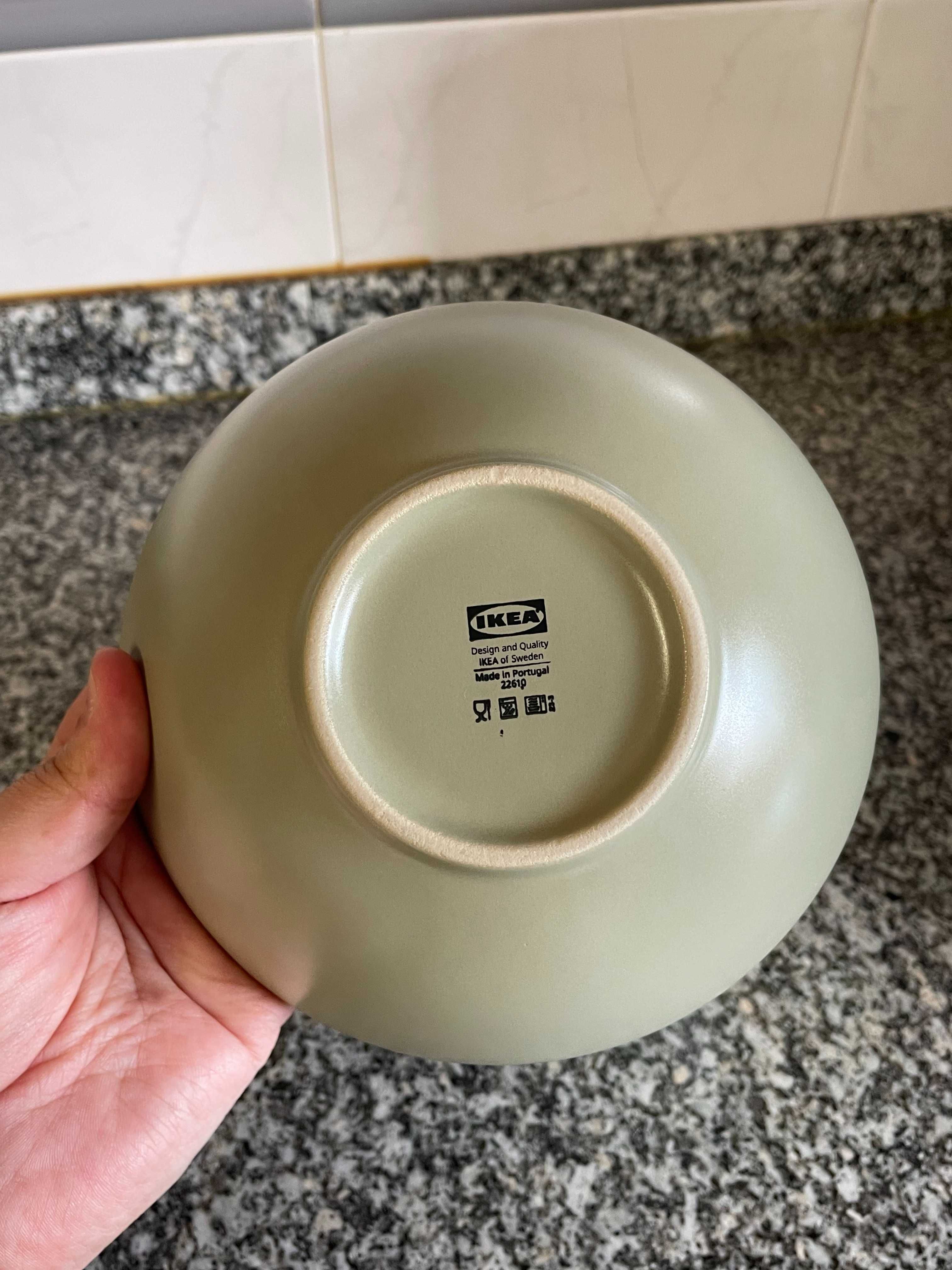 6 Tigelas Ikea FÄrgklar mate verde 16 cm