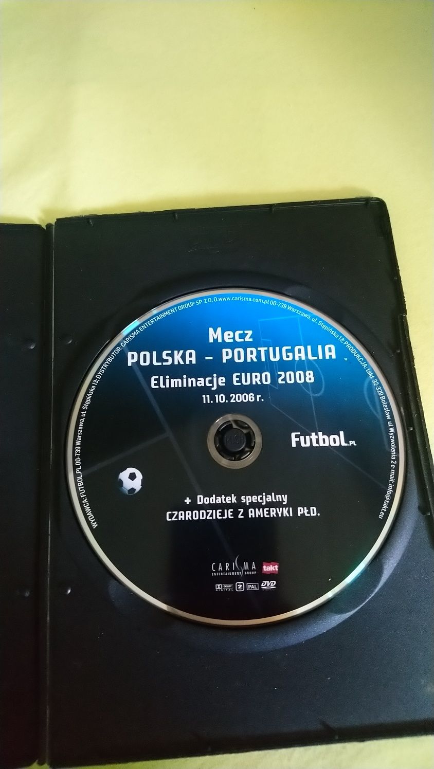 Plyta dvd mecz polska-portugalia kolekcja futbol