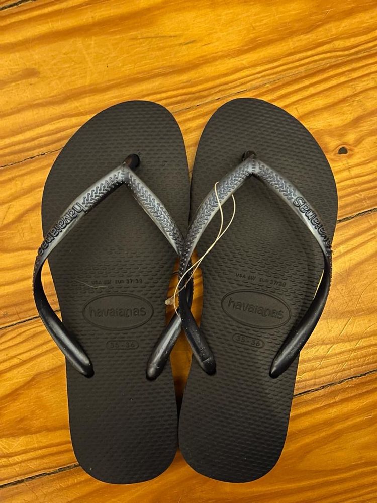 Havaianas cinzentas e bronze