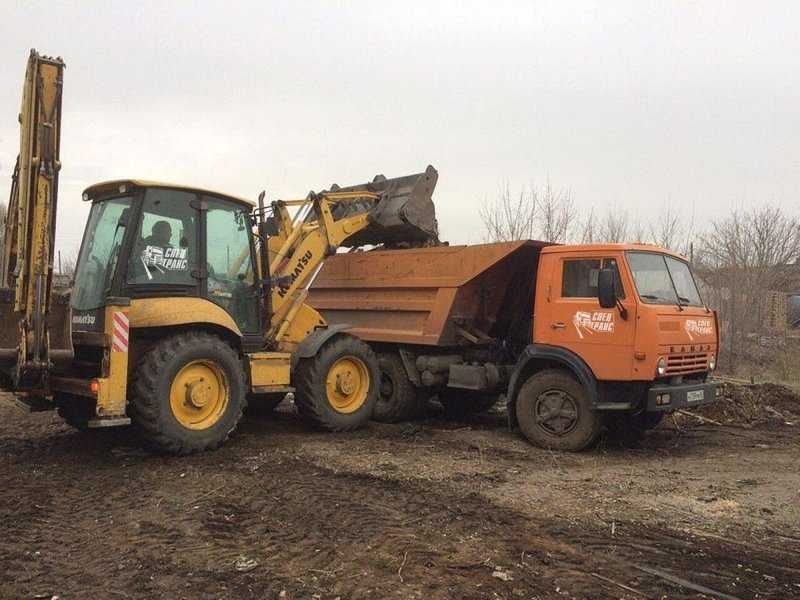 Вывоз мусора, вывоз хлама, аренда экскаватора, автовышки Кропивницком
