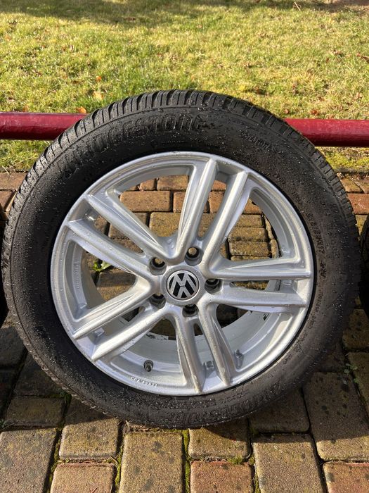 Литі диски з зимовою резиною 215/55/R17 розболтовка 5/112