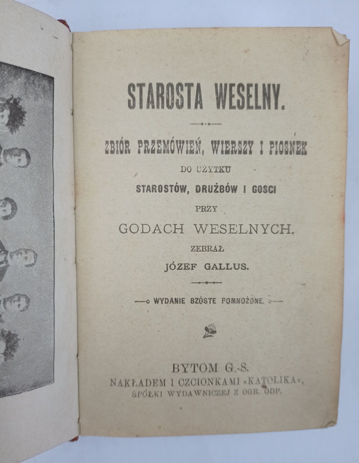 Starosta weselny Józef Gallus zbiór przemówień weselnych