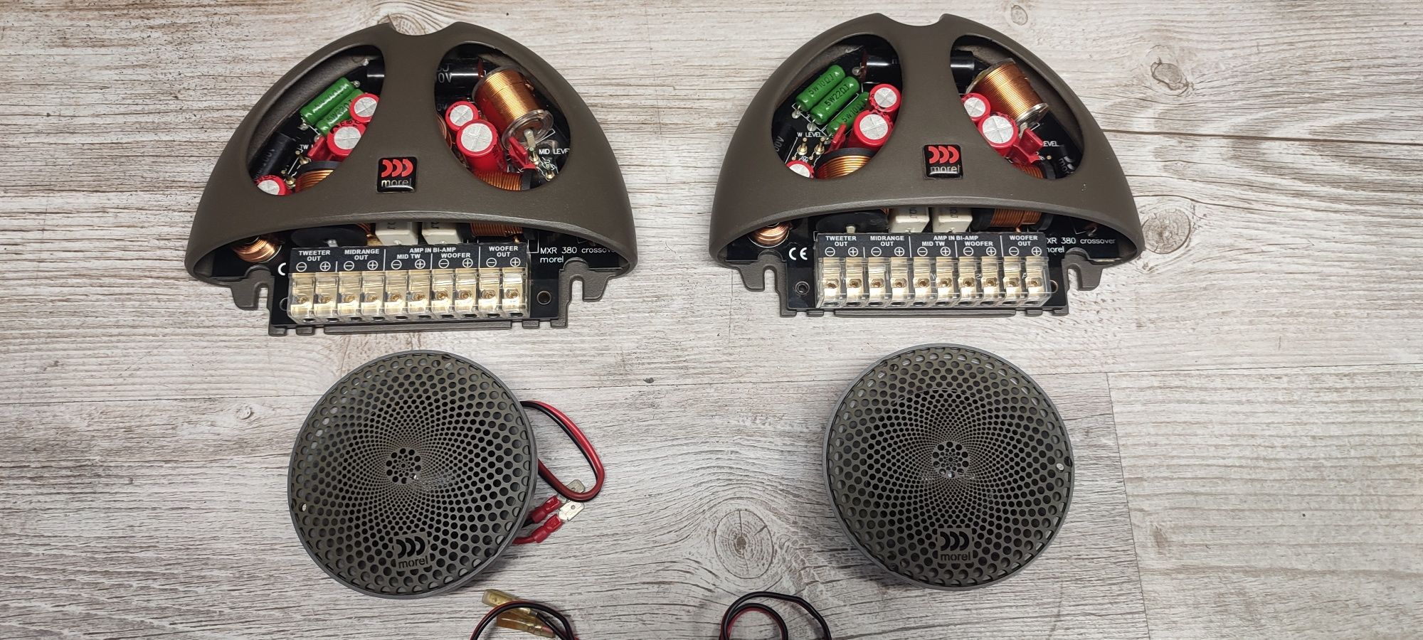Głośniki Zestaw 3 drożny morel elate TI MXR380, CDM880, MT250 .
