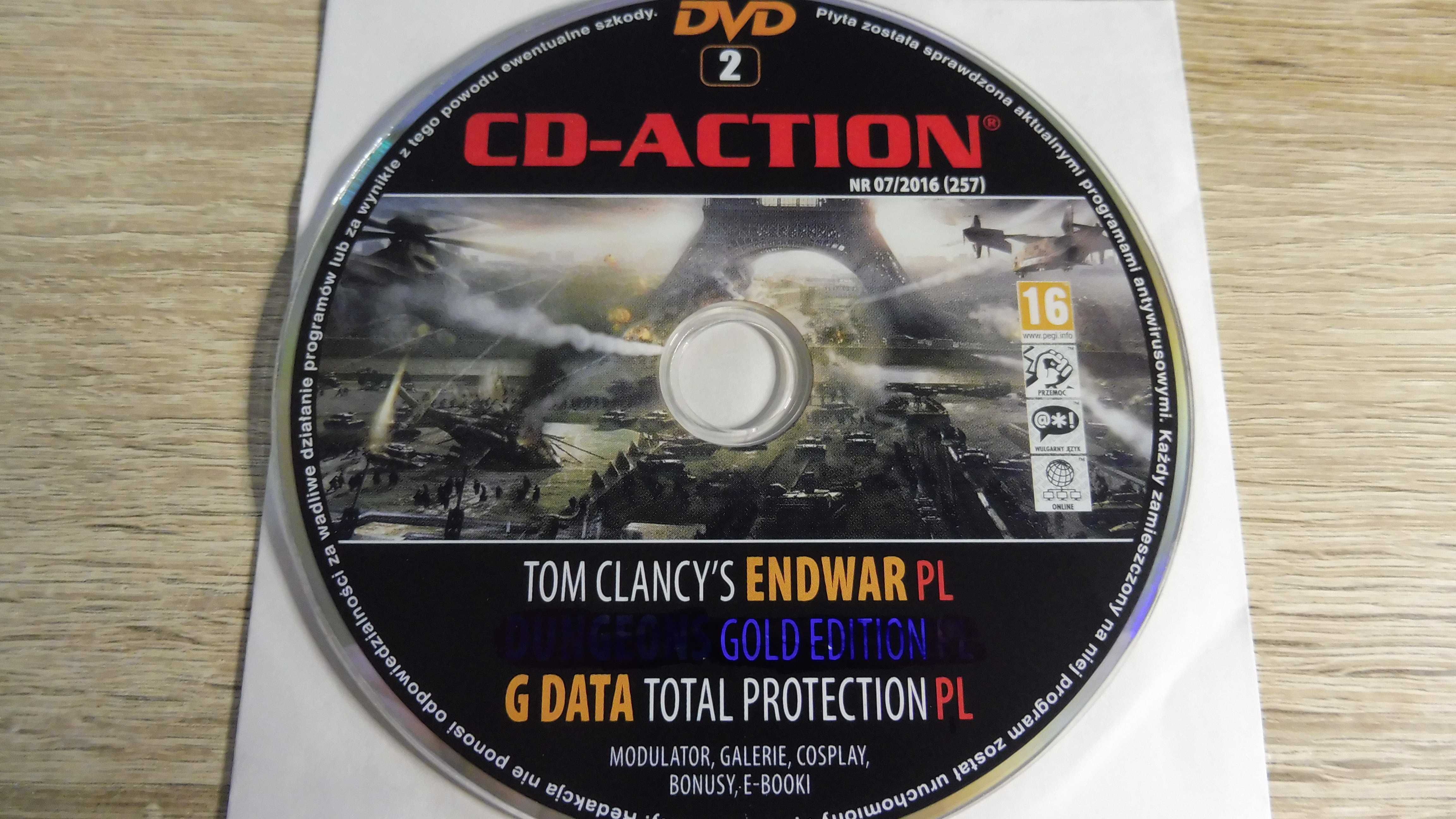 CD Action 07/2016 (257) - Tom Clancy`s EndWar PL