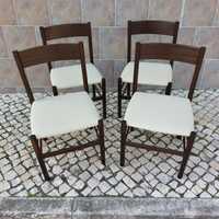 Conjunto 4 cadeiras vintage Interforma