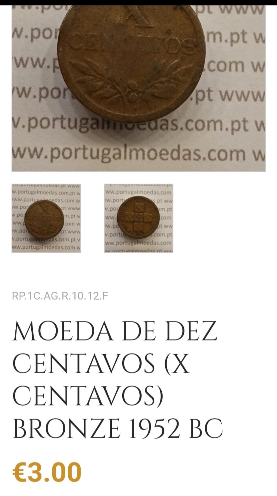 Moedas antigas, algumas delas raras.