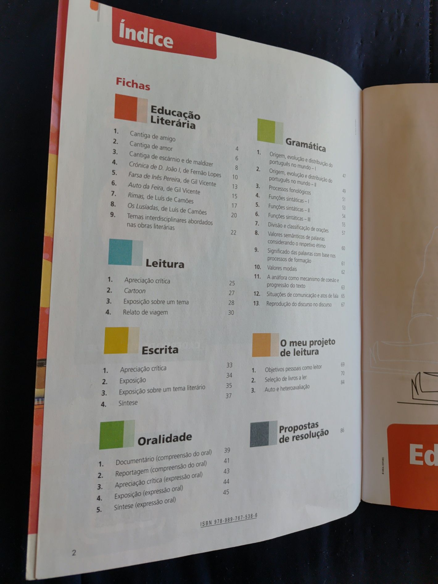 Caderno de atividades
