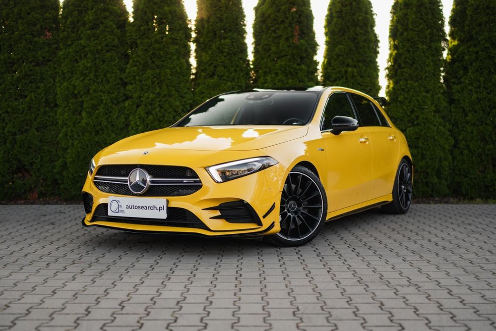 Mercedes-Benz Klasa A AMG 35, 4MATIC, FV23, SalonPL, Bezwypadkowy, Panorrama, Burmester, 360