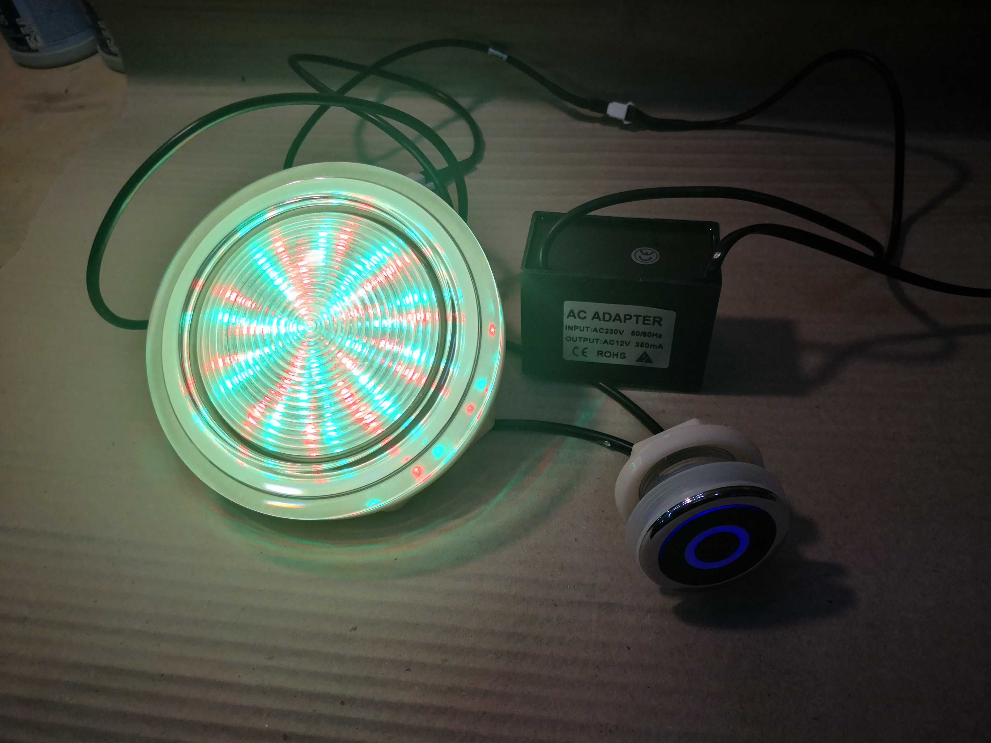 Lampa podwodna led 12 cm jacuzzi wanna basen