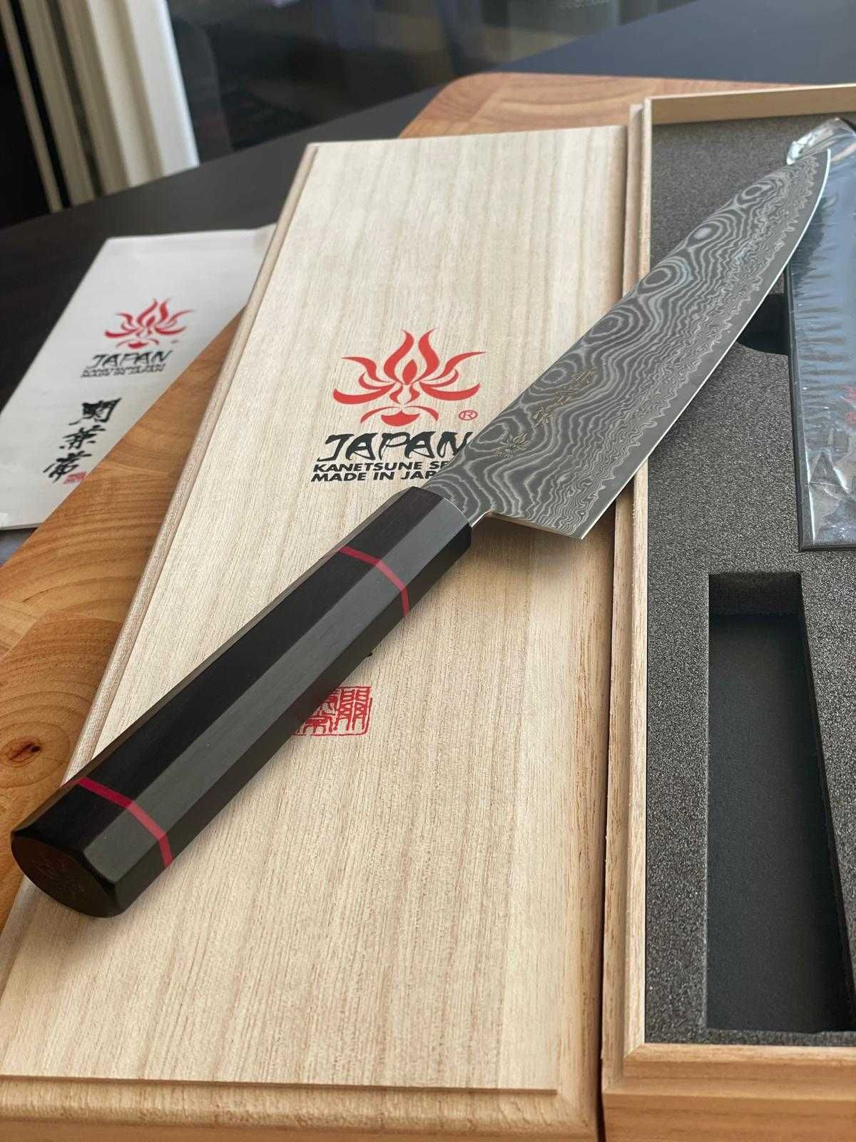 Nóż kuchenny KANETSUNE SEKI Namishibuki SG-2  Szefa kuchni+Saya KC-812