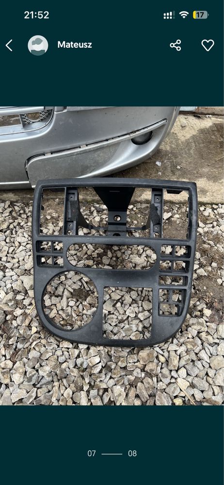 Schowek kratka lusterka vw t5 Multivan