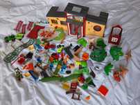 Playmobil Schronisko traktor osioł akcesoria