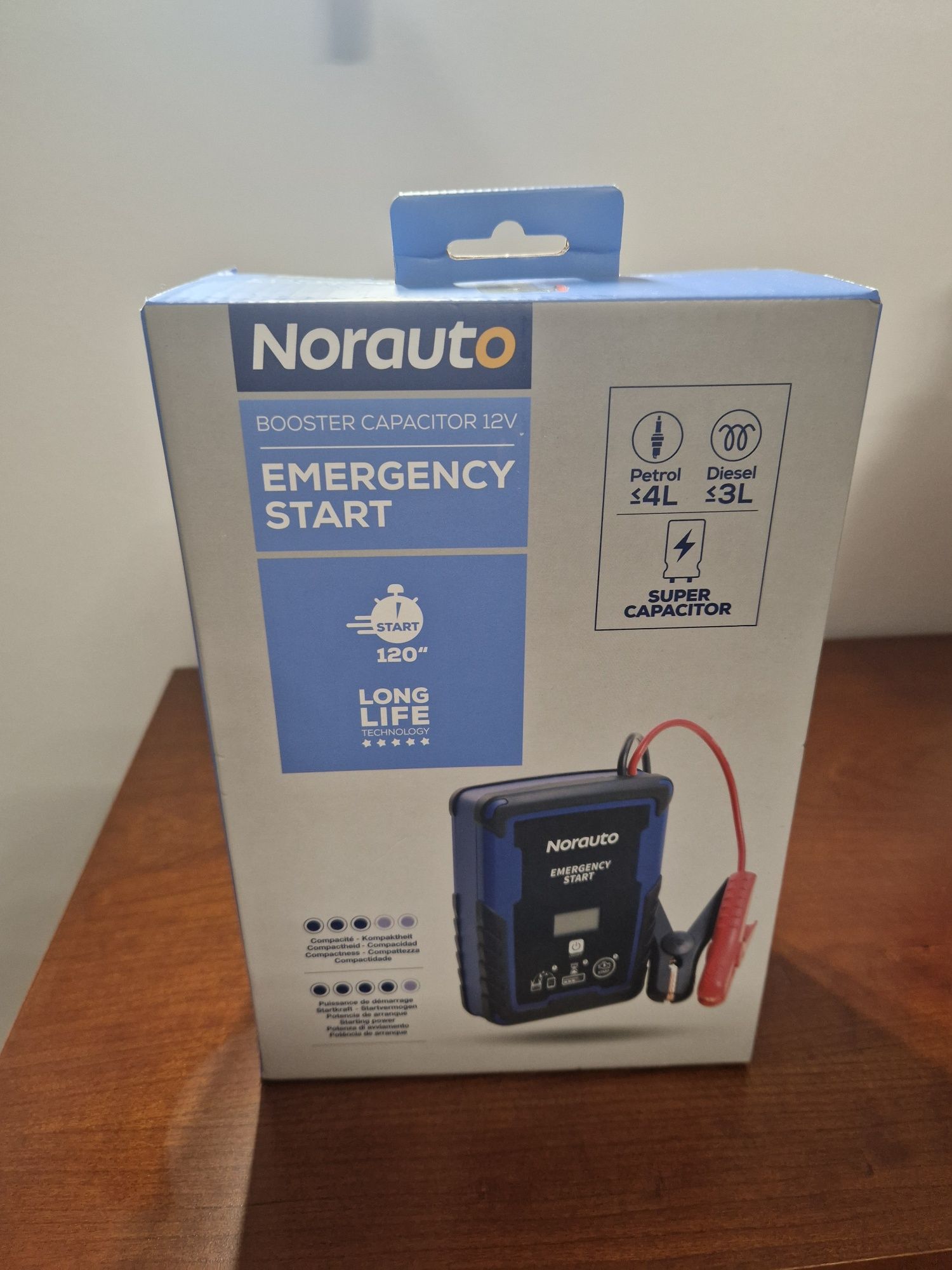 Carregador Booster NORAUTO Emergency Start Plus