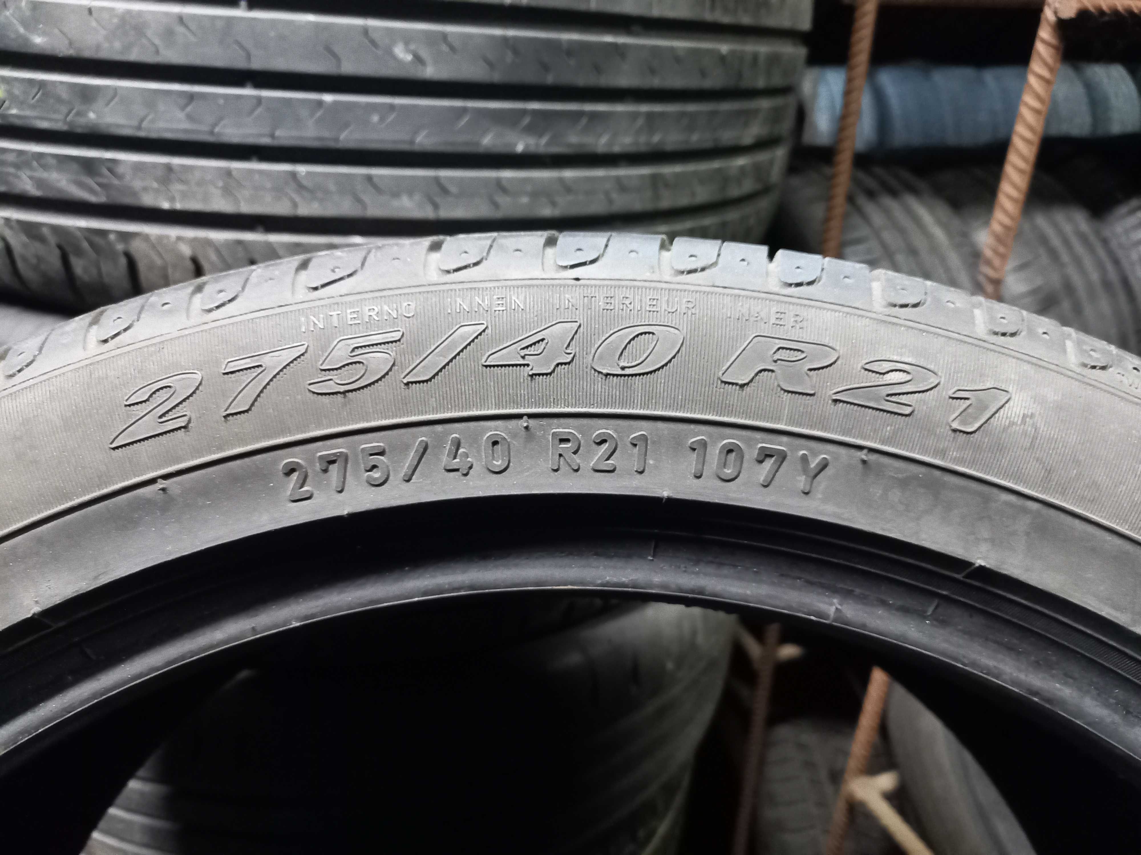 Promocja !    275/40R21 Pirelli lato dobry stan gąbka wyciszająca