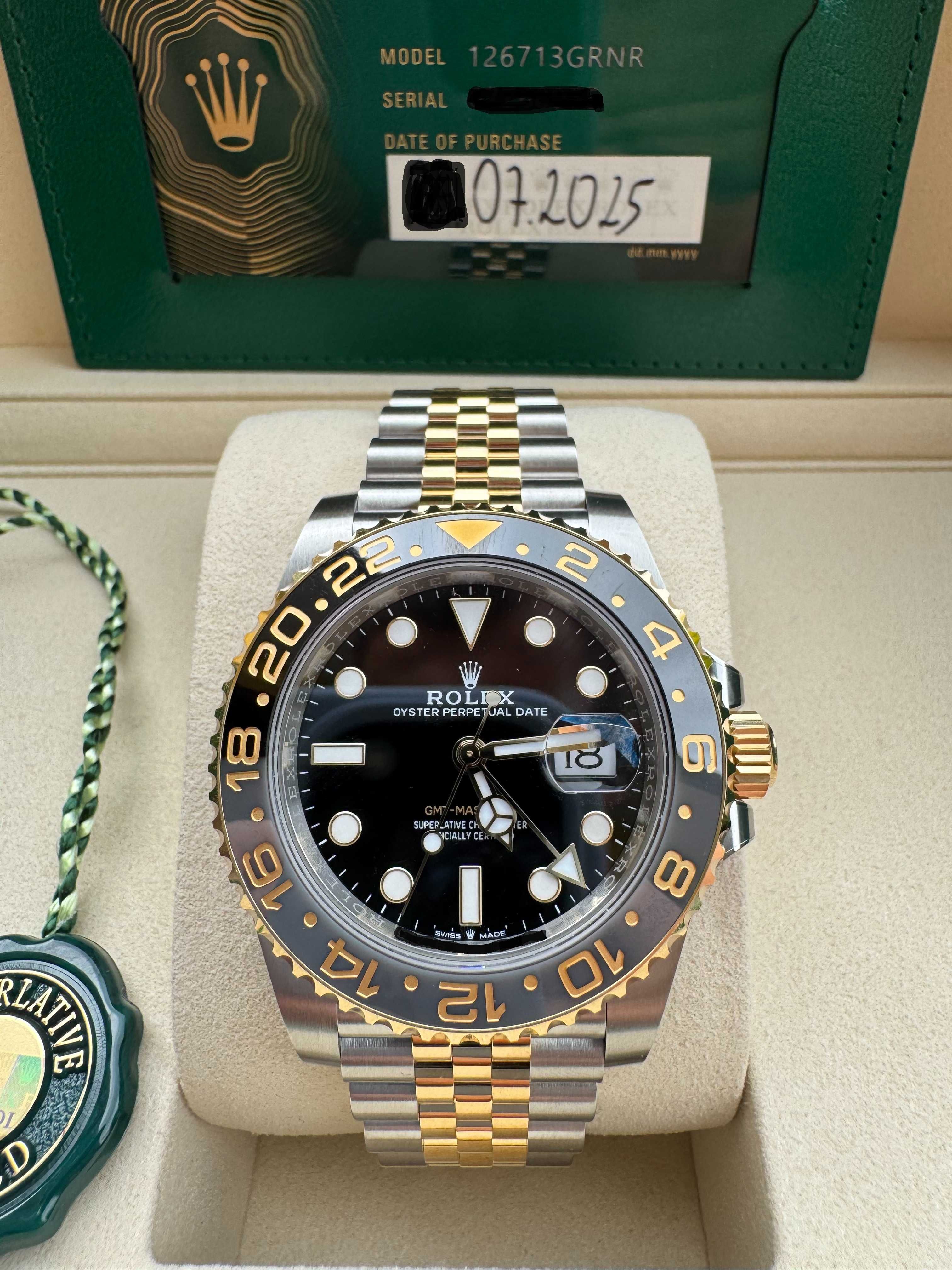 Rolex GMT Master II 126713 GRNR  Nowy 2025r.