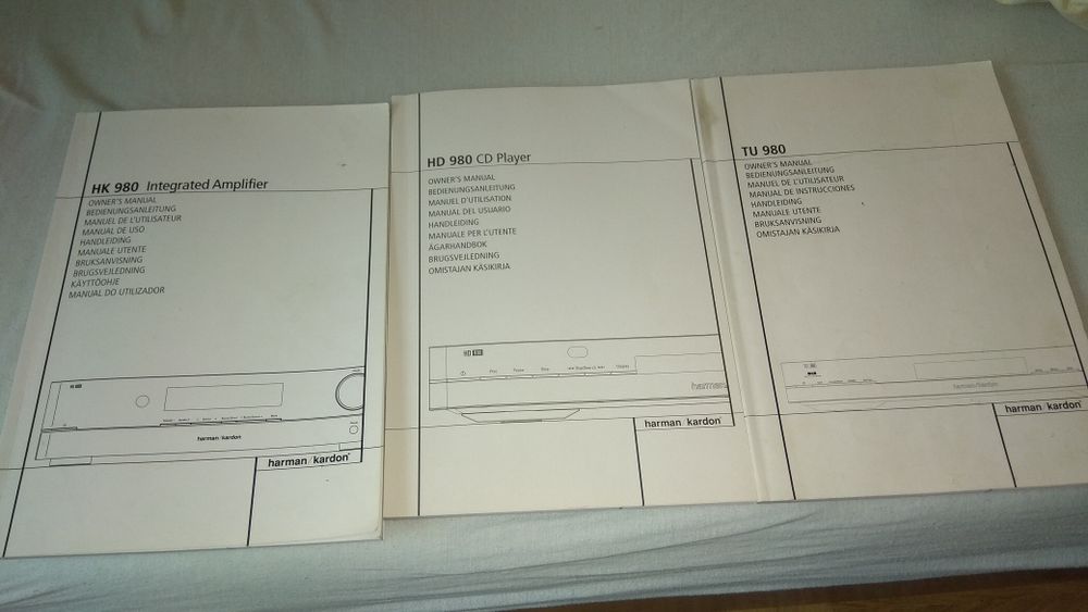 Harman Kardon 980 wzmacniacz, tuner, CD z kolumnami