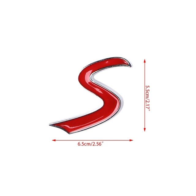 Emblemas simbolo S para mini cooper