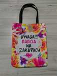 Torba Shopperka dla Babci dzień Babci Uwaga Babcia na zakupach