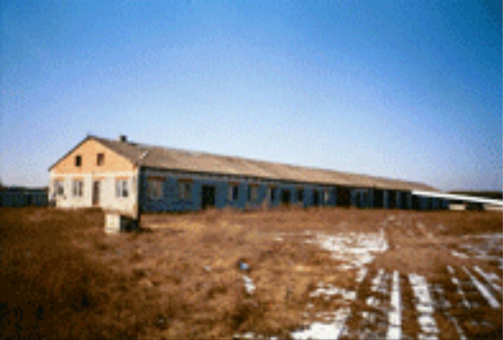 Różan działka z budynkami PGR przemysłowa baza transportowa 1,34 ha