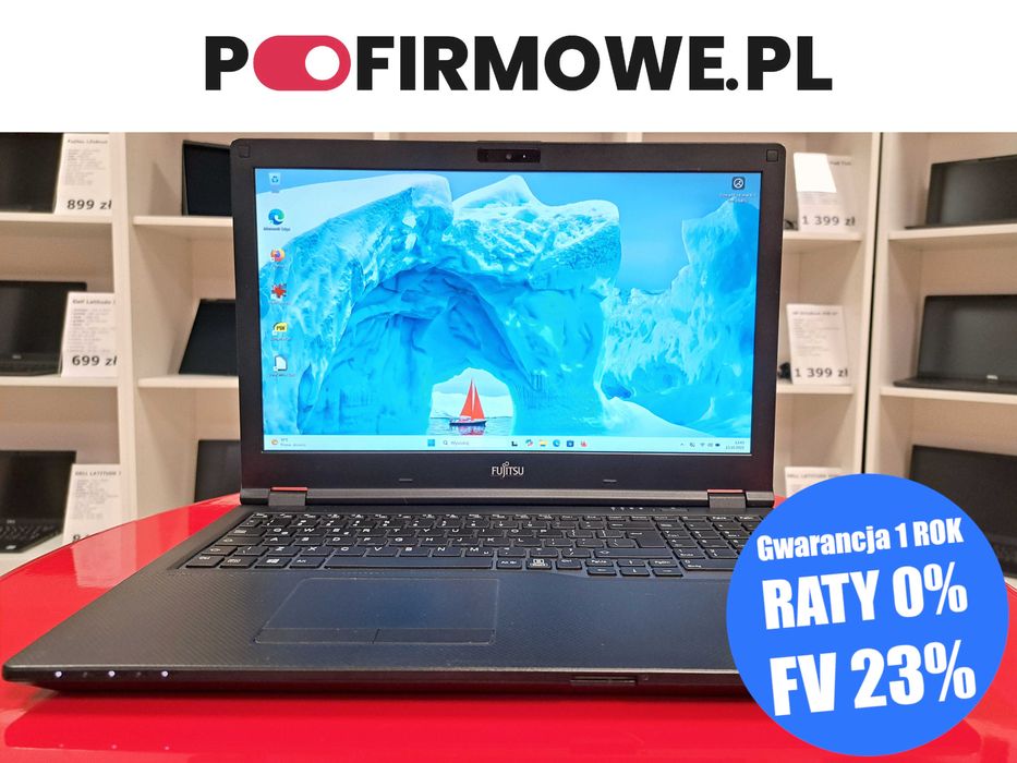 Laptop 15" Fujitsu LifeBook E559 i5-8gen 16GB Win11 256SSD HDMI FHD