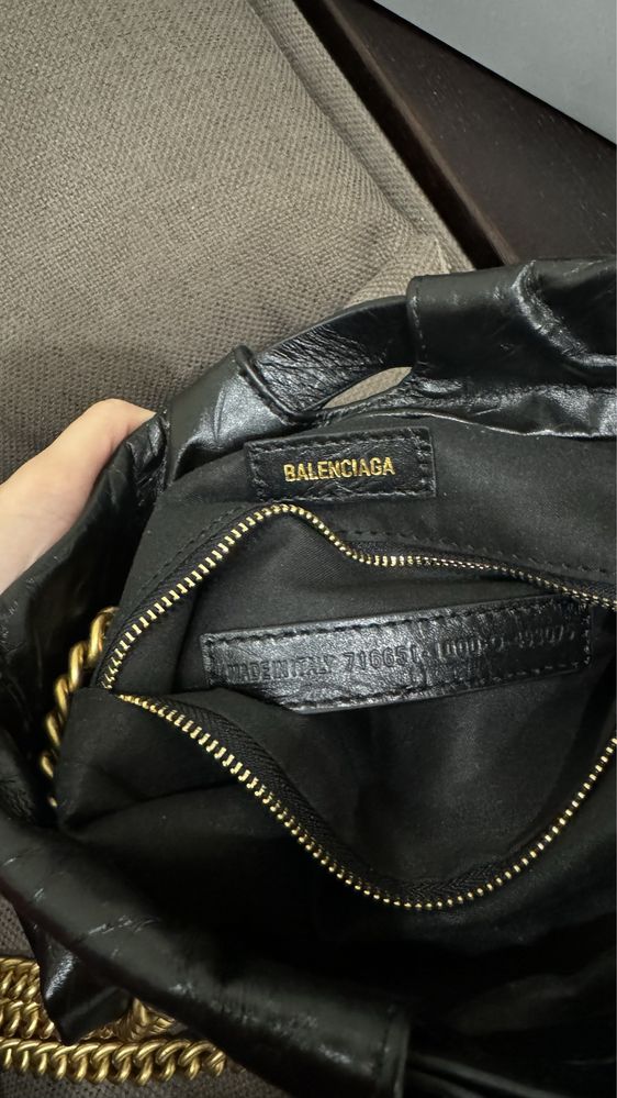 Шкіряна сумка, торба, мішок Balenciaga