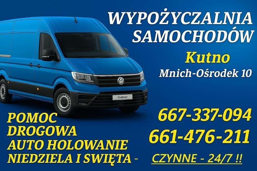 Wynajem busów i aut dostawczych