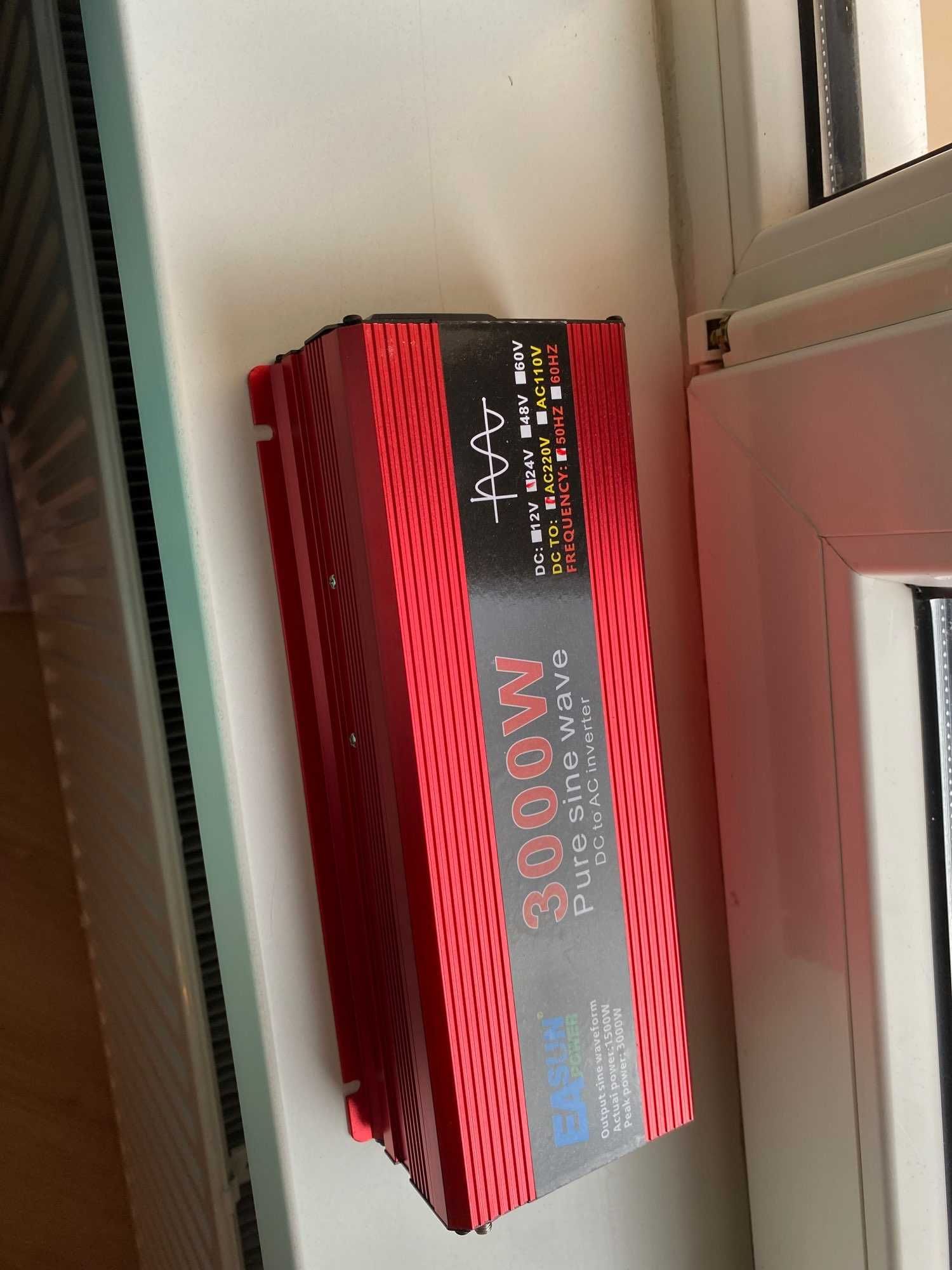 Інвертор потужністю 3000W чистий синус, б-у