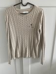 Sweter bezowy dzianinowy