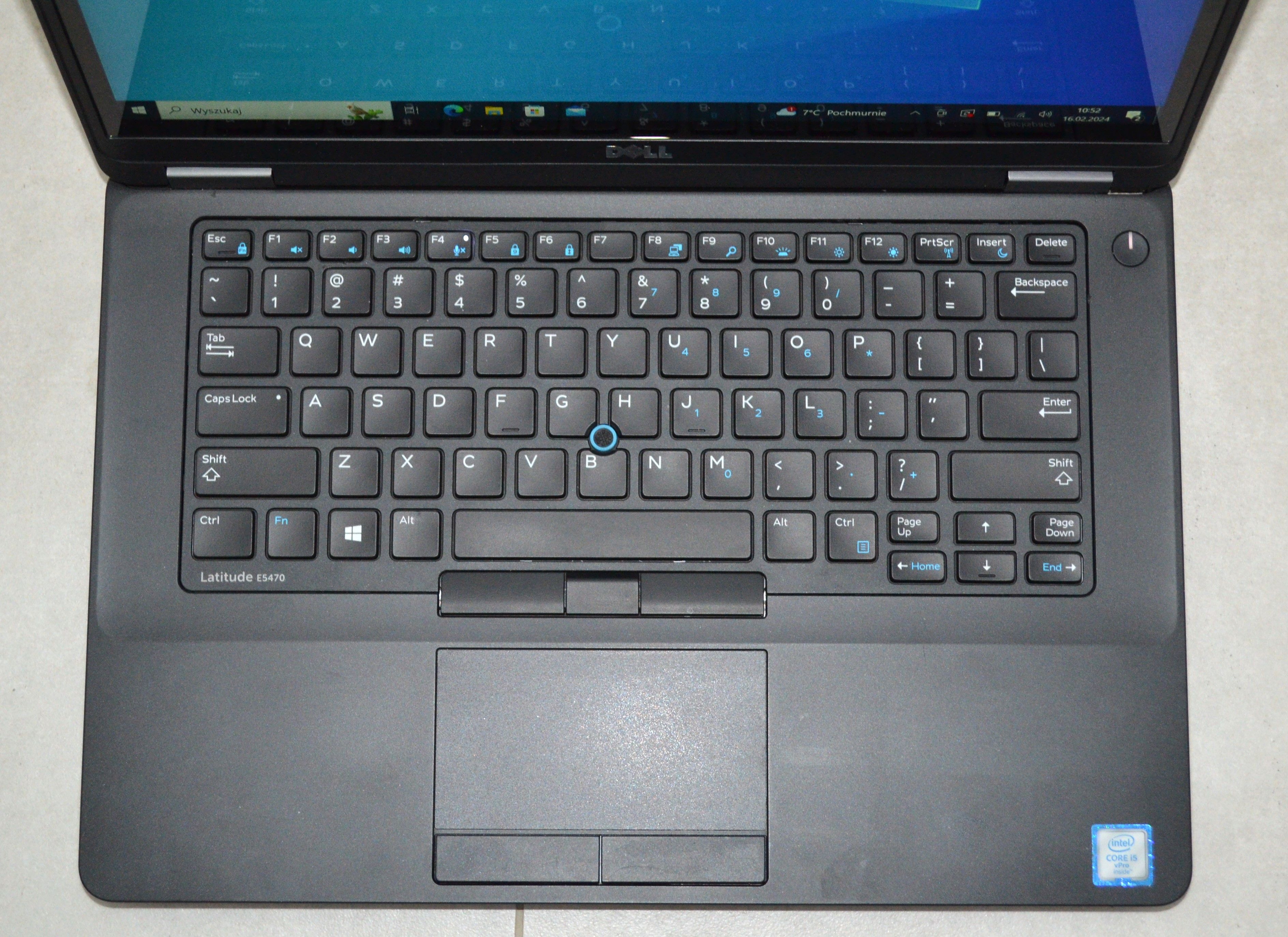 Dotykowy Biznesowy Laptop Dell E5470 I5-6300U 8GB 256SSD FullHD