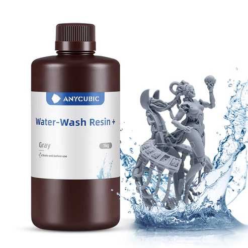 Фотополімерна водомийна смола Anycubic Water-Wash Resin+ 1 kg