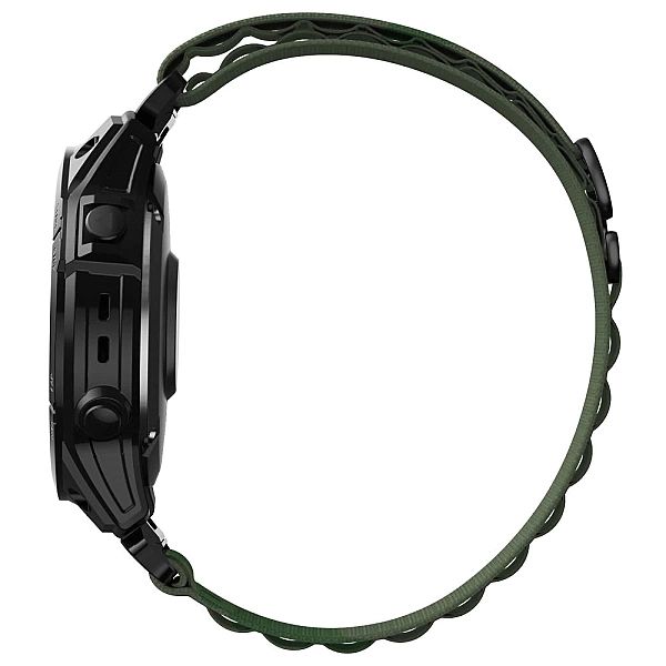 Pasek Tech-Protect Nylon Pro na Garmin Fenix 5 / 6 / 6 Pro / 7 - ciemn