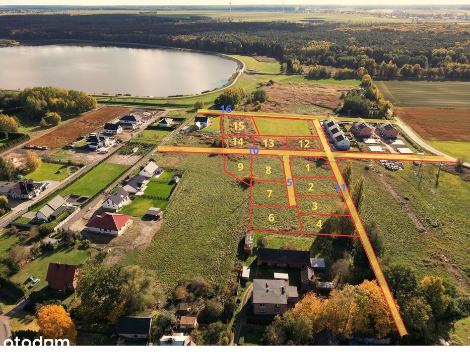 Działki z widokiem na Zalew! MPZP, media, doskonała lokalizacja!