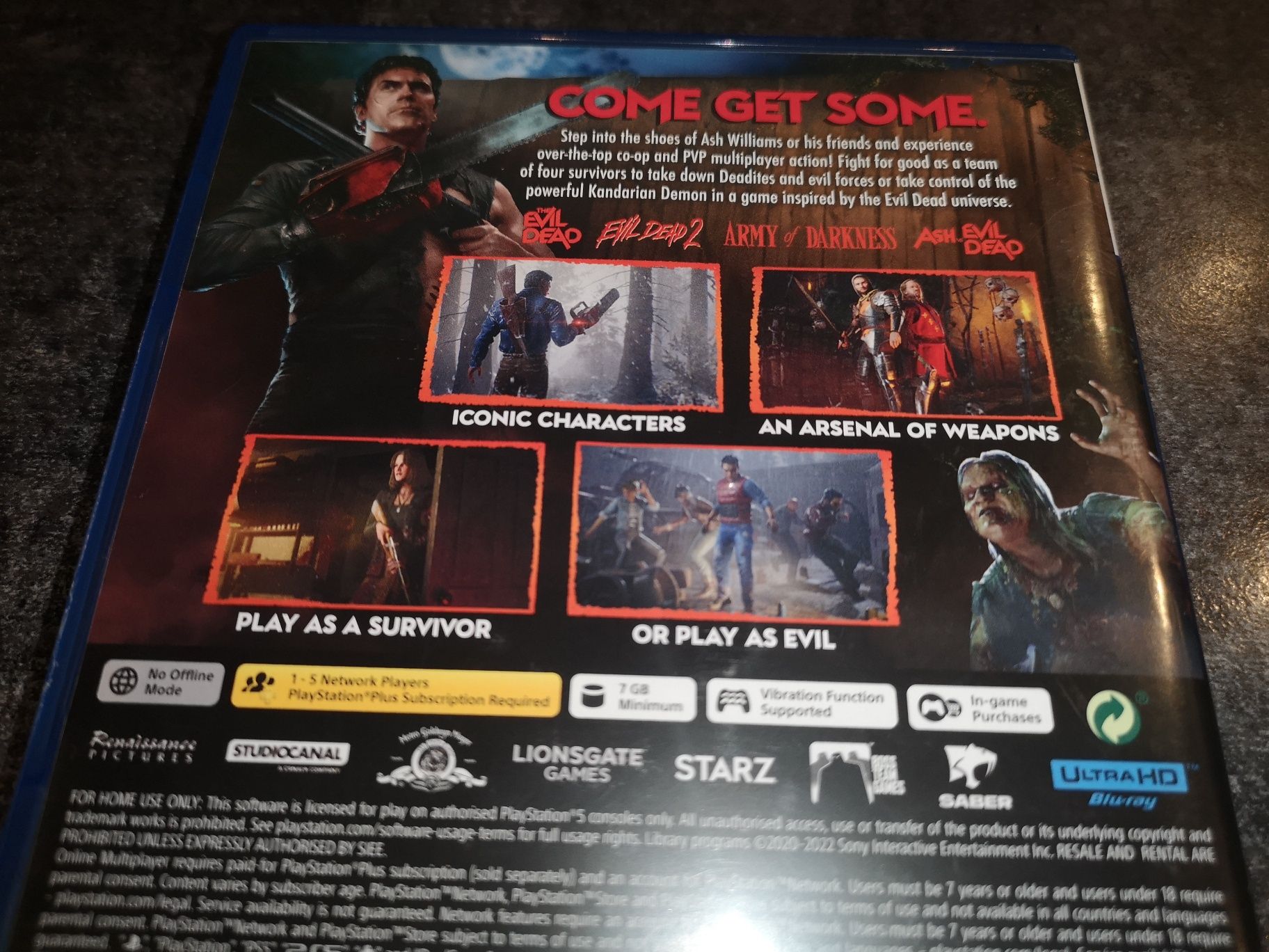 Evil Dead PS5 gra (jak nowa)(horror strzelanina) kioskzgrami Ursus