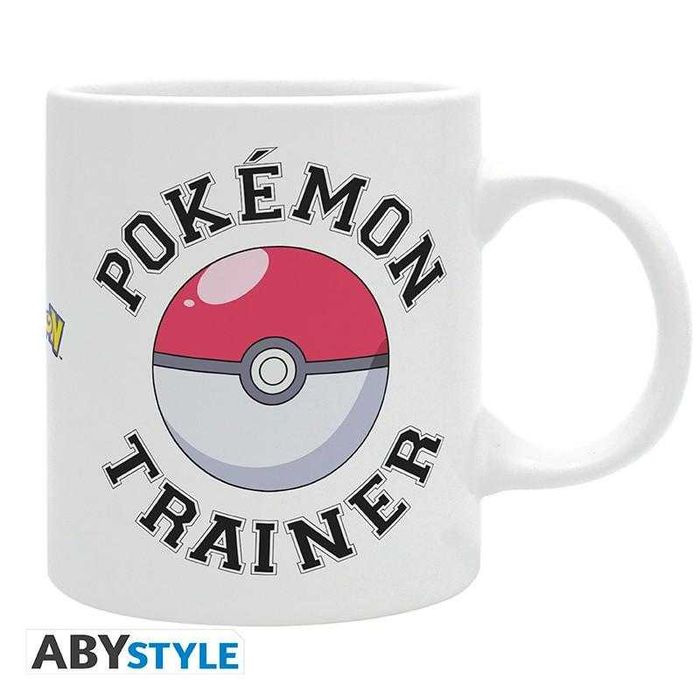 Kubek POKEMON Trainer 320ML Biały Kubek Trener Pokemonów Nowy Poznan