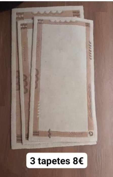 Tapetes práticamente novos