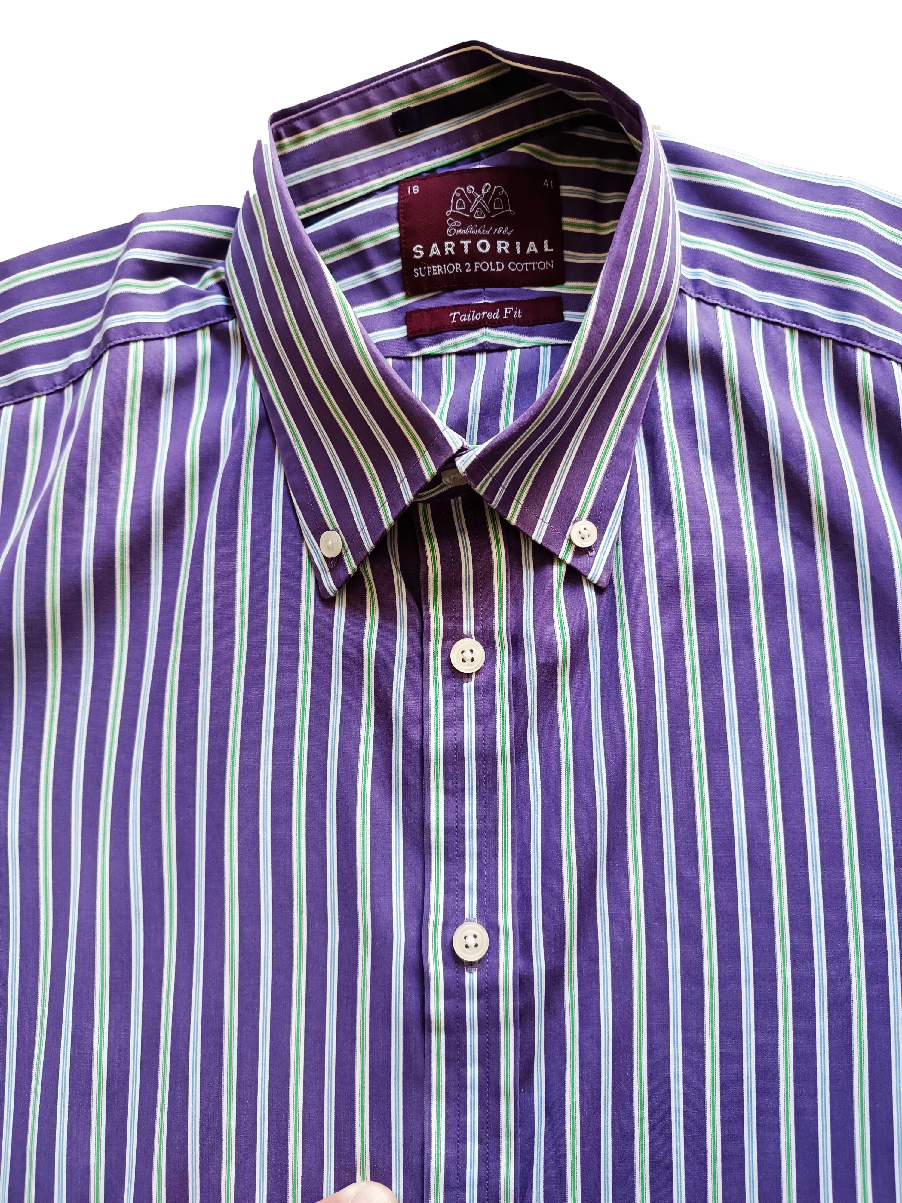 Рубашка классическая Sartorial. Коттон. Идеал.сост. Разм. 16 / 41 (50)