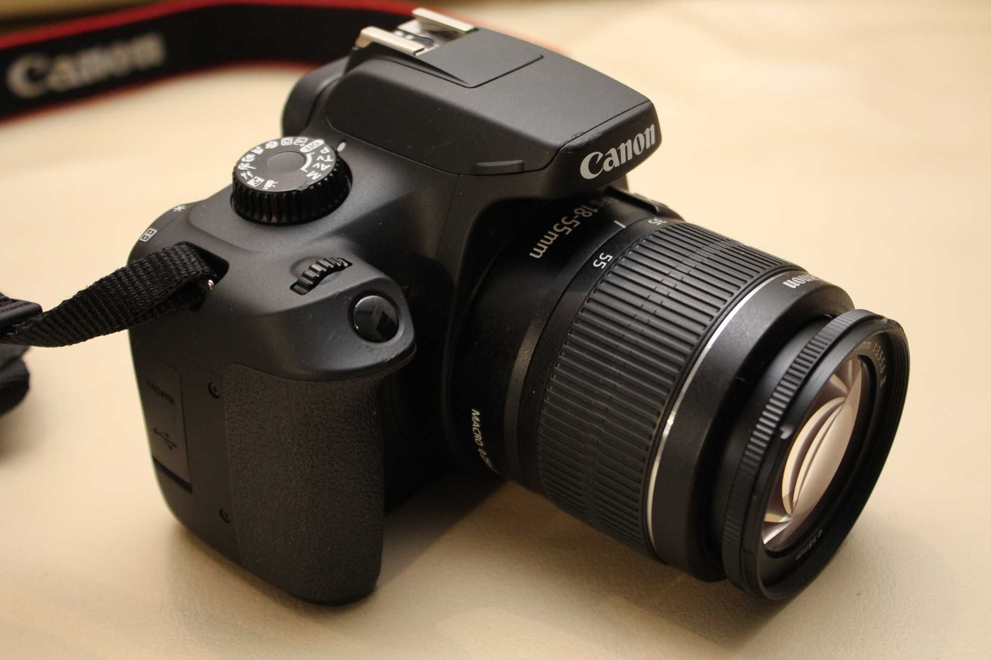 Aparat lustrzanka Canon EOS 4000d + obiektyw 18-55