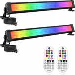 2x Podkładka ścienna LED 42 W RGB, 10 kolorów z pilotem
