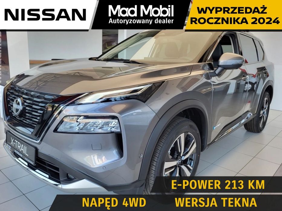 Nissan X-Trail Wersja TEKNA! E-power 4WD 213KM! Niski przebieg, jak nowy!