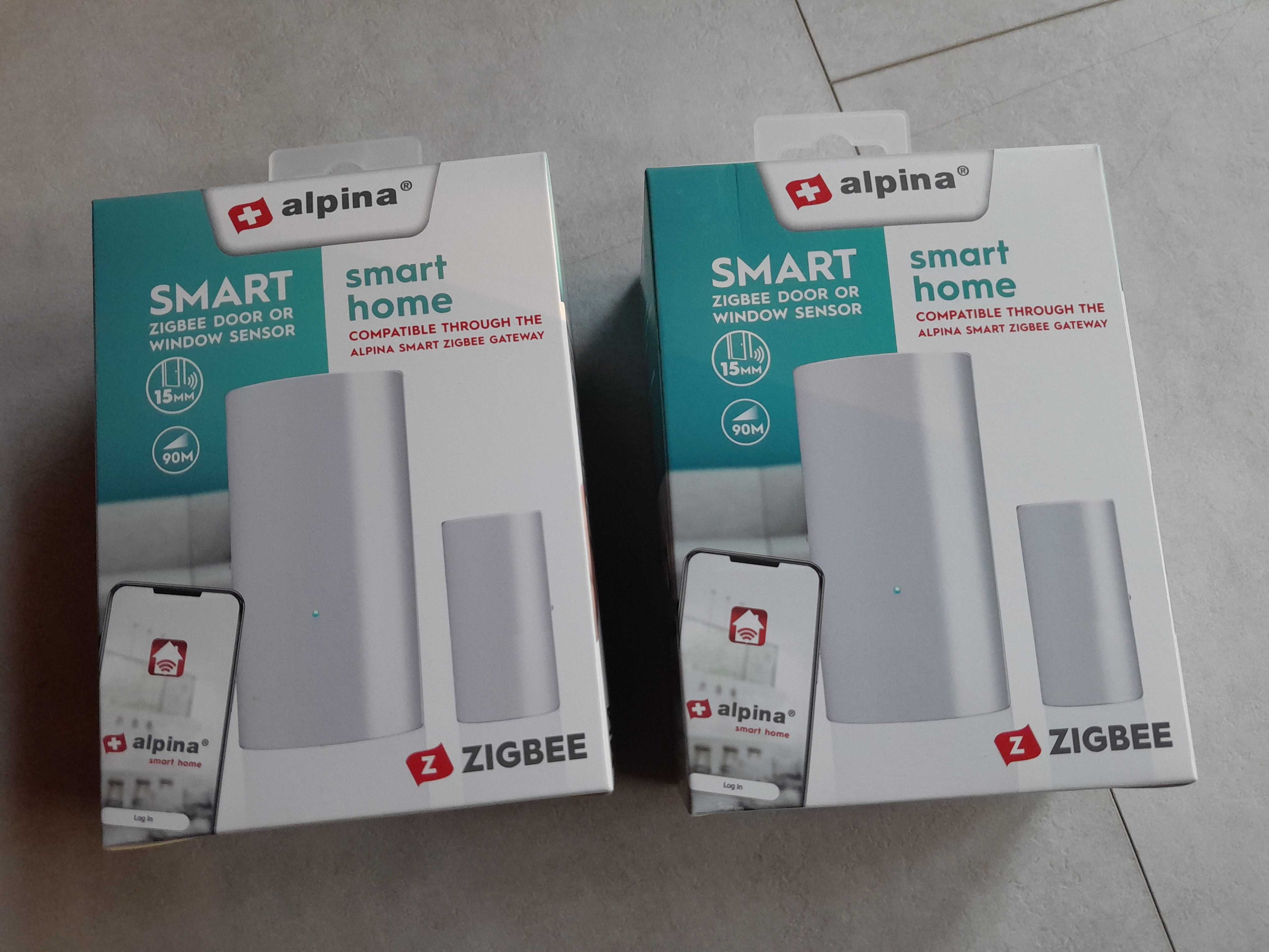 Alpina Smart Home Zigbee inteligentny czujnik drzwi okna nowy outlet