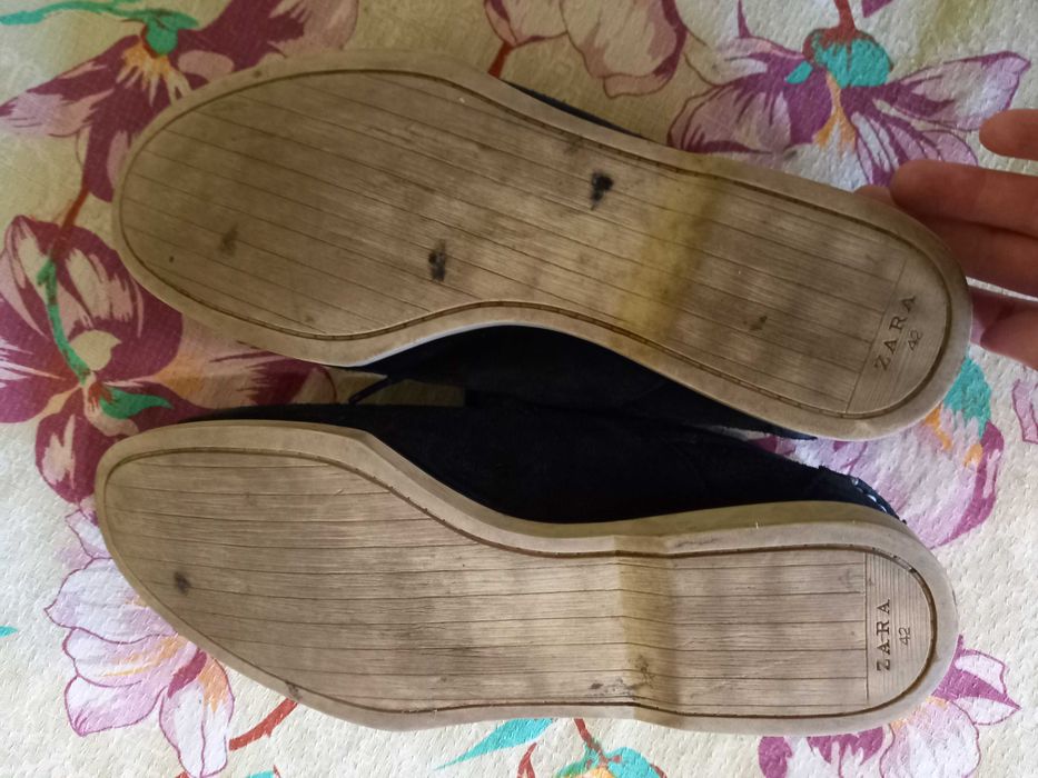 Кроссовки ZARA замша натуральная, мужские 43 размер дешево 299 грн