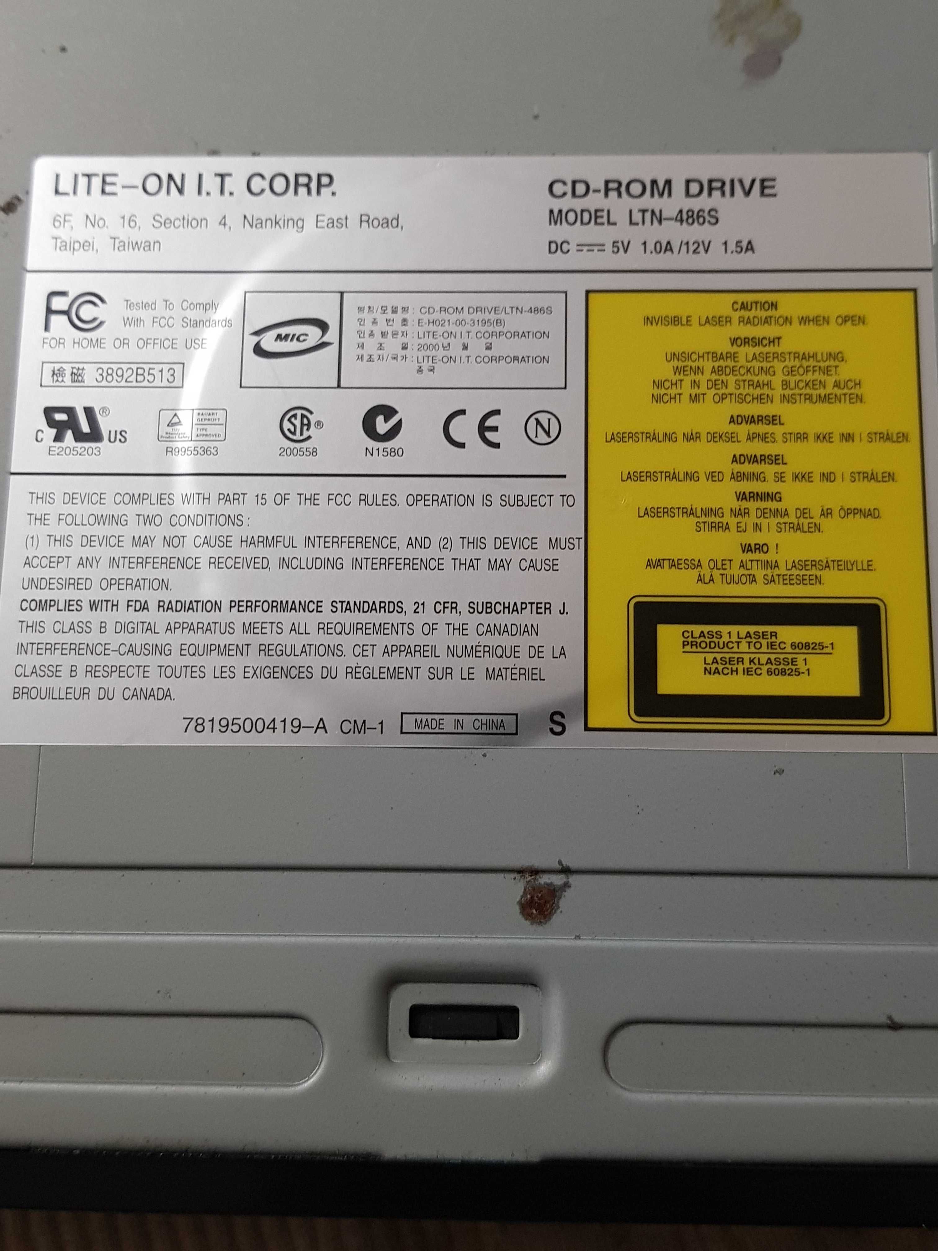 Napęd CD-ROM DRIVE LITE-ON i.t.corp