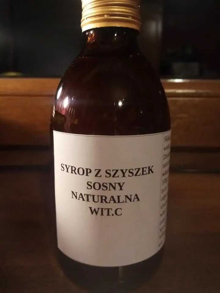 Syrop czarny bez kwiat od zielarza