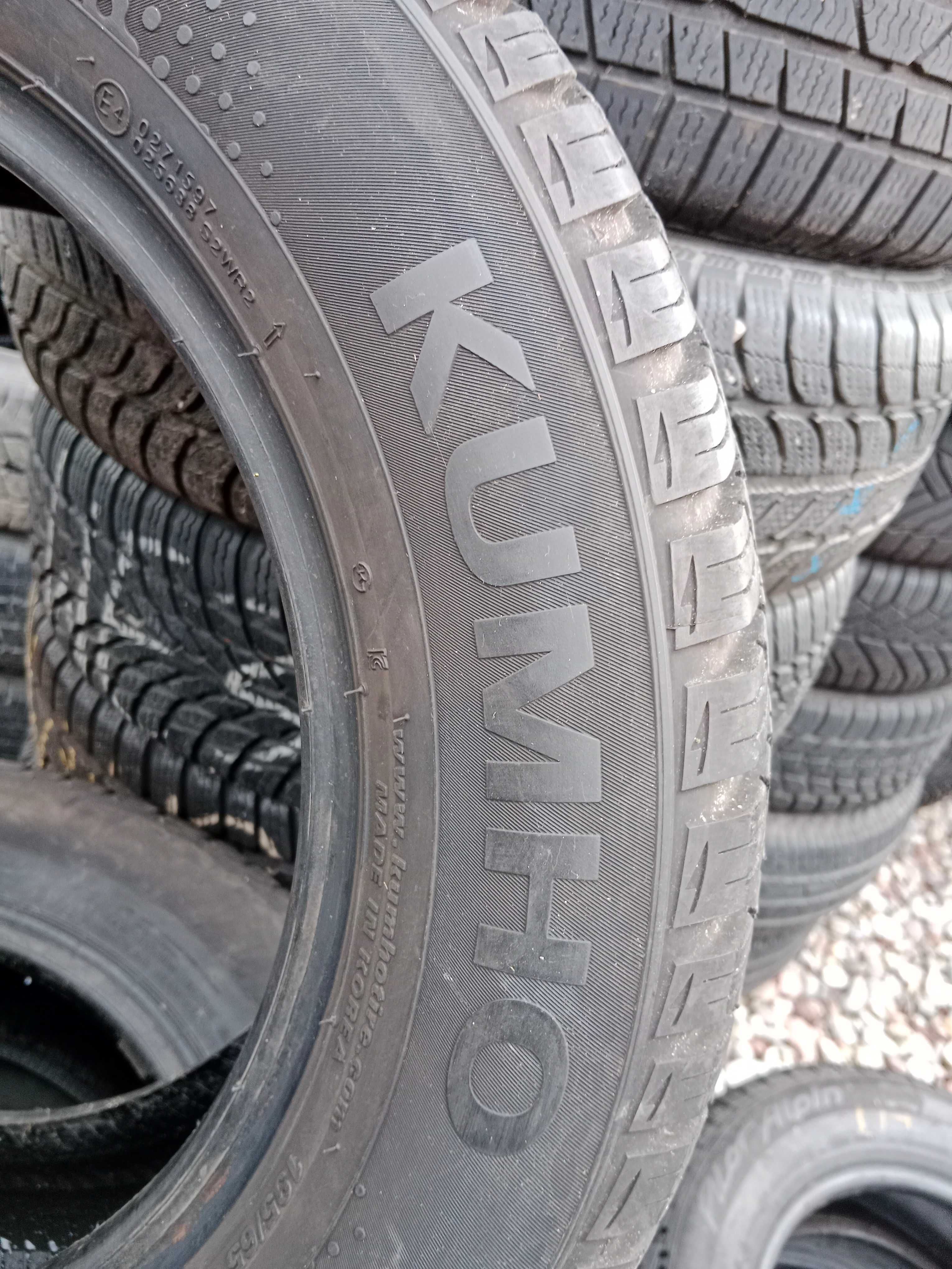 Opona używana zimowa 195/65R15 Kumho Solus HA31 1szt.