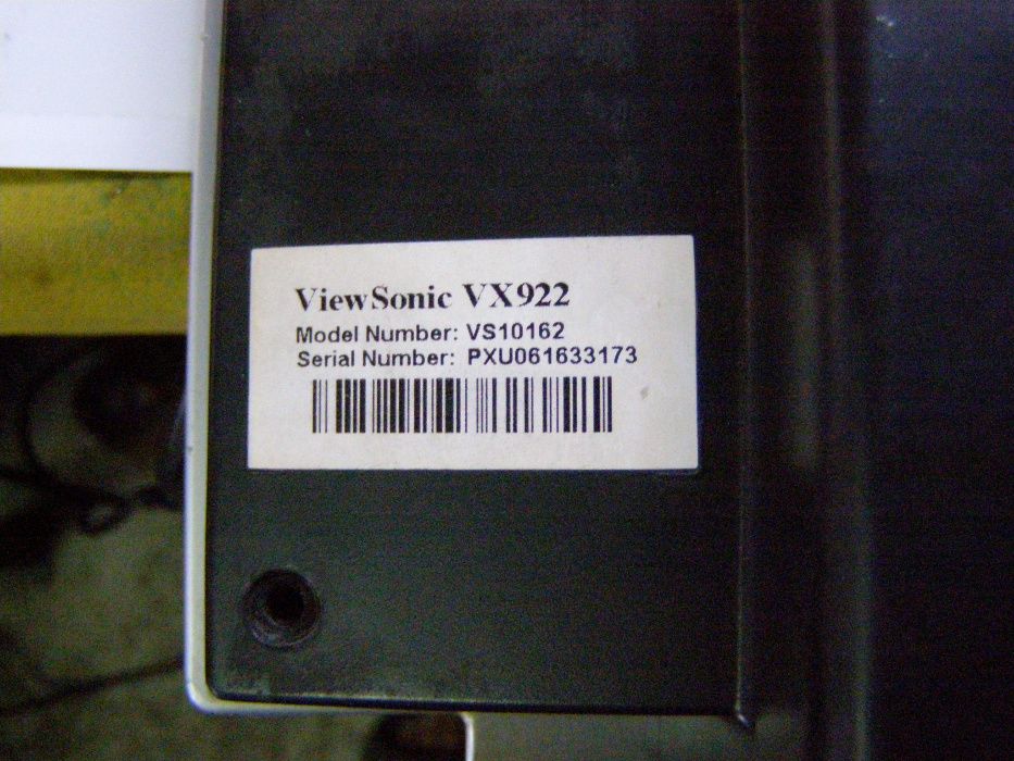 Мон.ViewSonic VX922---разборка